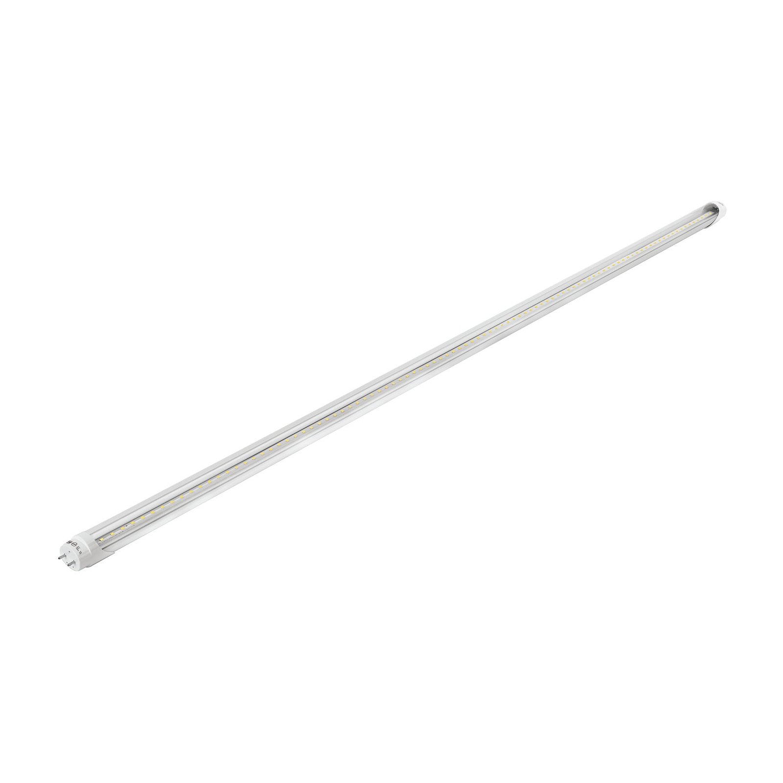 Tubo LED T8 18W G13 6500K blanca fría, transparente, VOLTECK