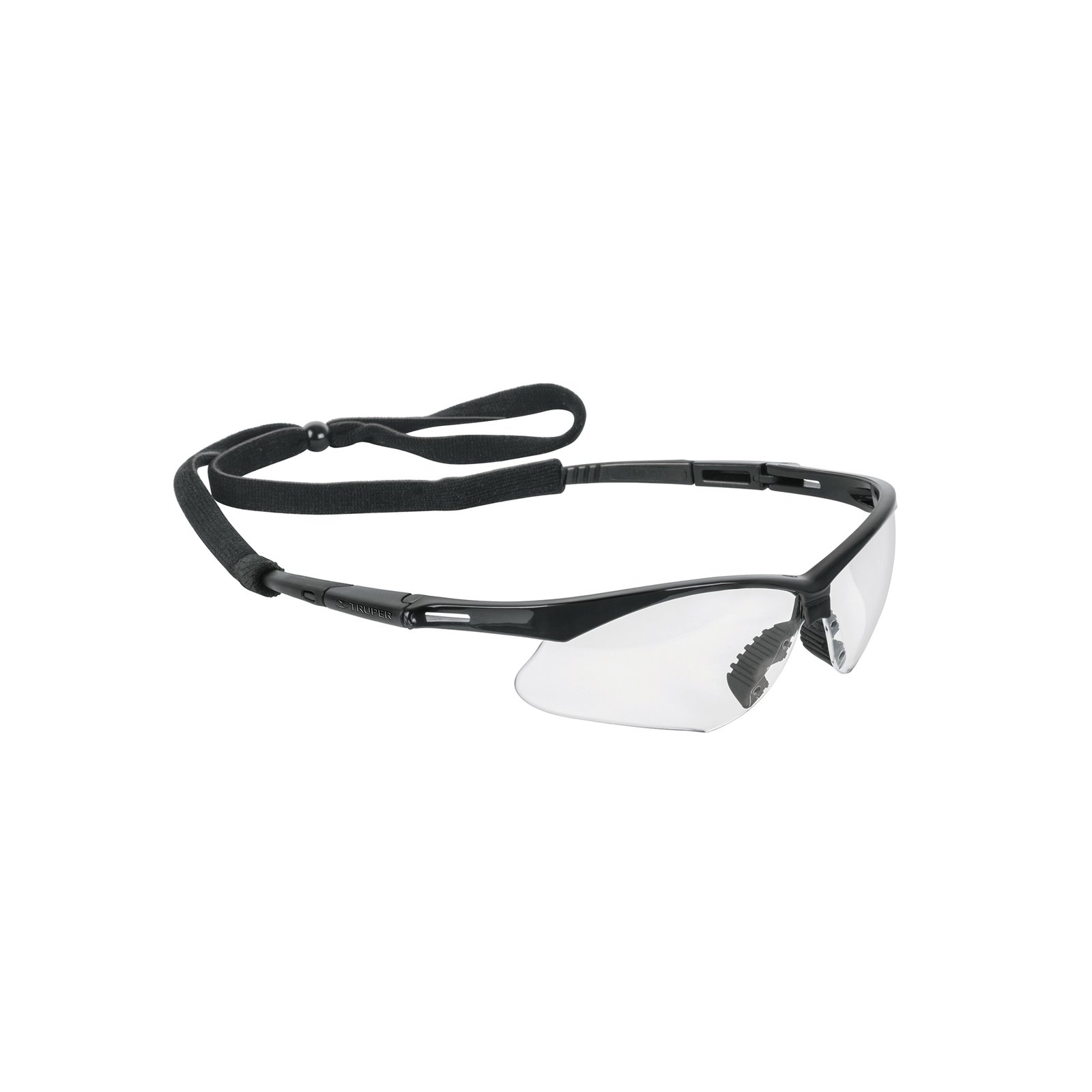 Lentes seguridad claros antiempaño c/cordón ajustable, Sport