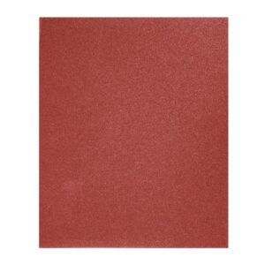 Lija de esmeril roja grano 100 de óxido de aluminio, TRUPER