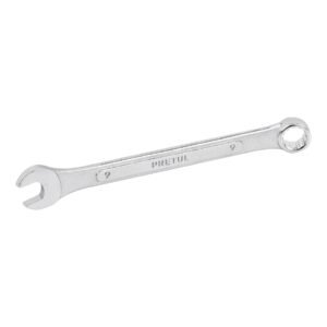 Llave combinada 9 mm x 130 mm de largo, PRETUL