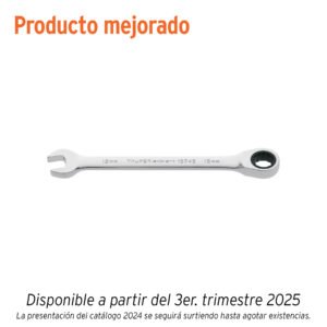 Llave combinada con matraca 13 mm x 174 mm largo, EXPERT