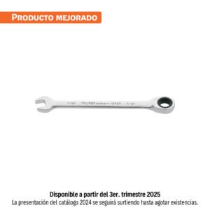Llave combinada con matraca 7/16' x 160 mm largo, EXPERT