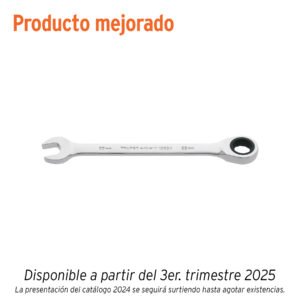 Llave combinada con matraca 22 mm x 279 mm largo, EXPERT