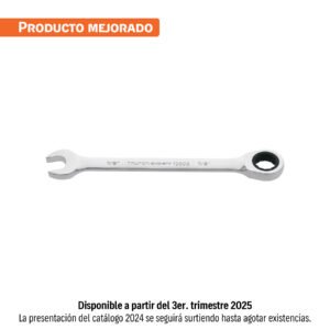 Llave combinada con matraca 7/8' x 281 mm largo, EXPERT