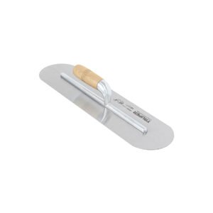 Llana 20' canto redondo, 14 remaches, mango madera, TRUPER