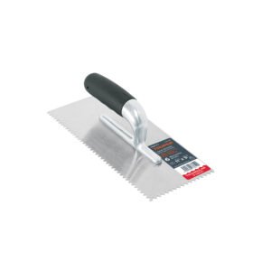 Llana 11' dentado triangular, 6 remaches, mango Comfort Grip