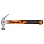 Martillo 16 oz uña curva, mango fibra de vidrio, TRUPER