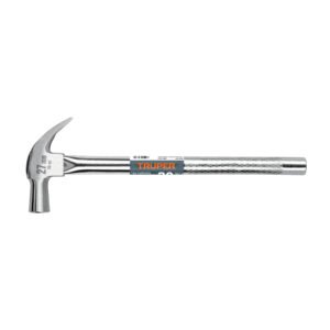 Martillo cabeza cónica 27 mm uña curva, mango tubular,TRUPER