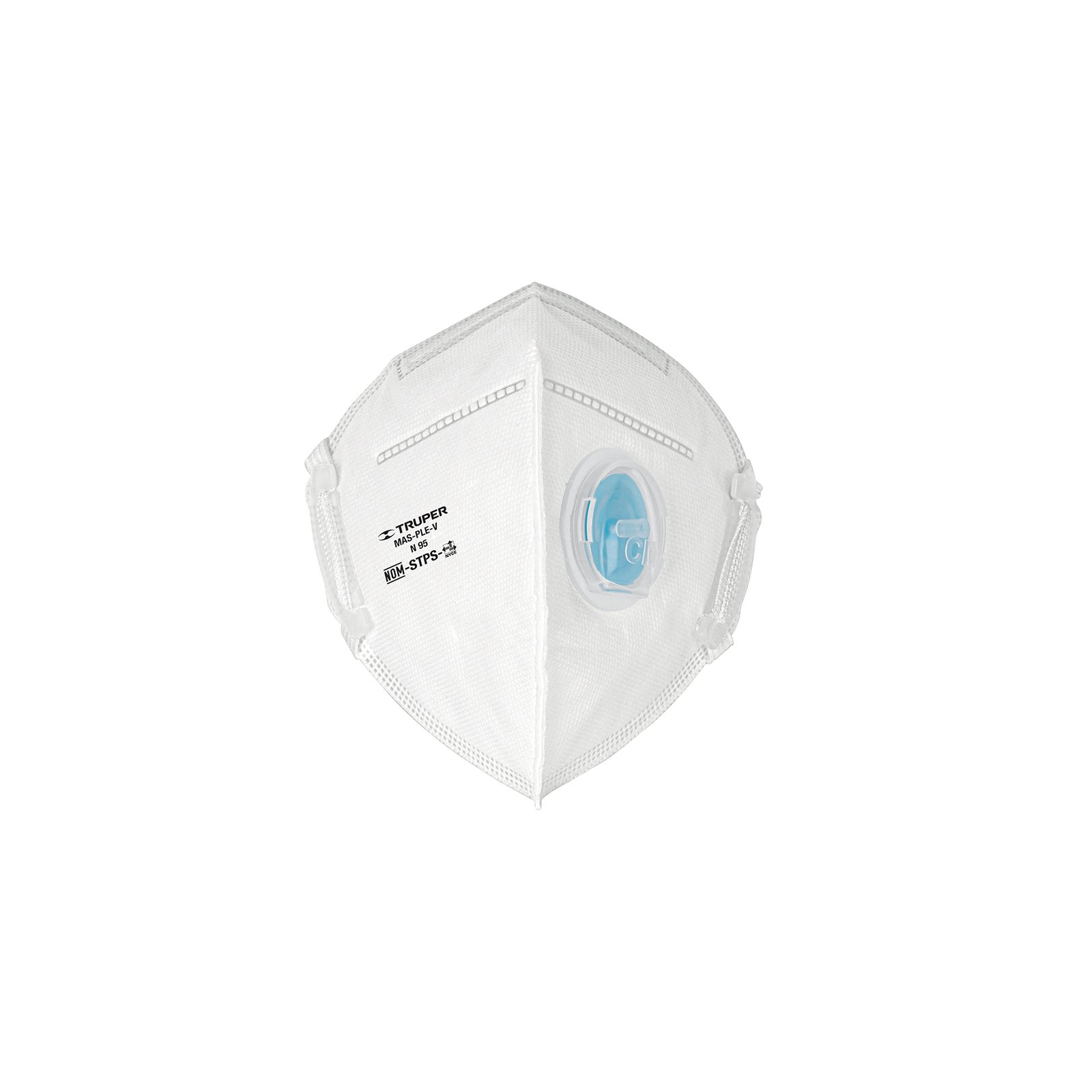 Respirador plegable N95 con válvula para partículas, TRUPER
