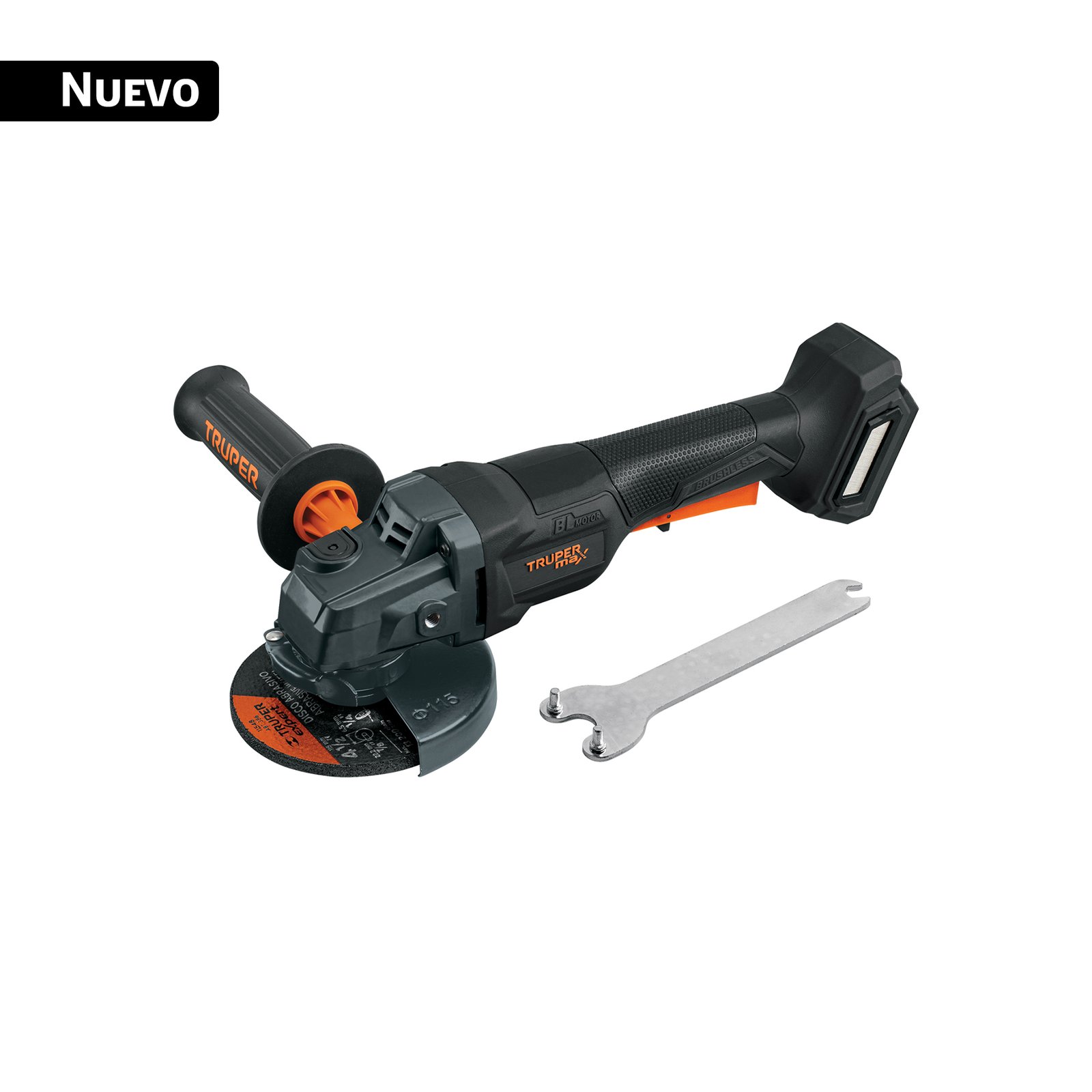 Esmeriladora 4-1/2' 20V, int. paleta, s/accesorios, MAX