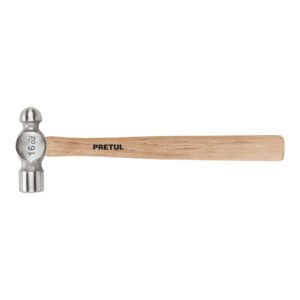 Martillo pulido de bola 16 oz mango madera, PRETUL