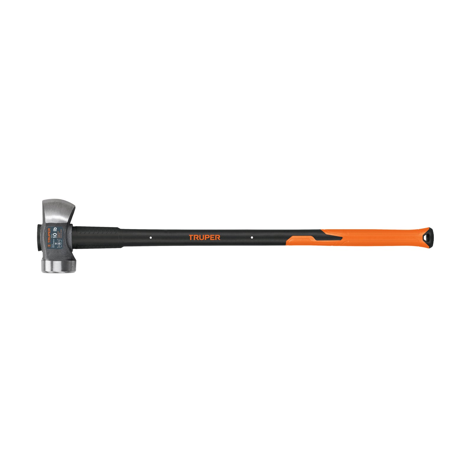 Marro demoledor 10 lb, mango fibra de vidrio 36', TRUPER