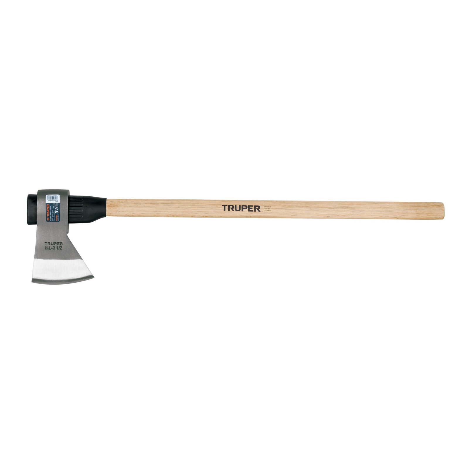 ML-3-1-2MM.jpg Hacha media labor 3-1/2 lb, mango de madera 36', TRUPER - Image 1