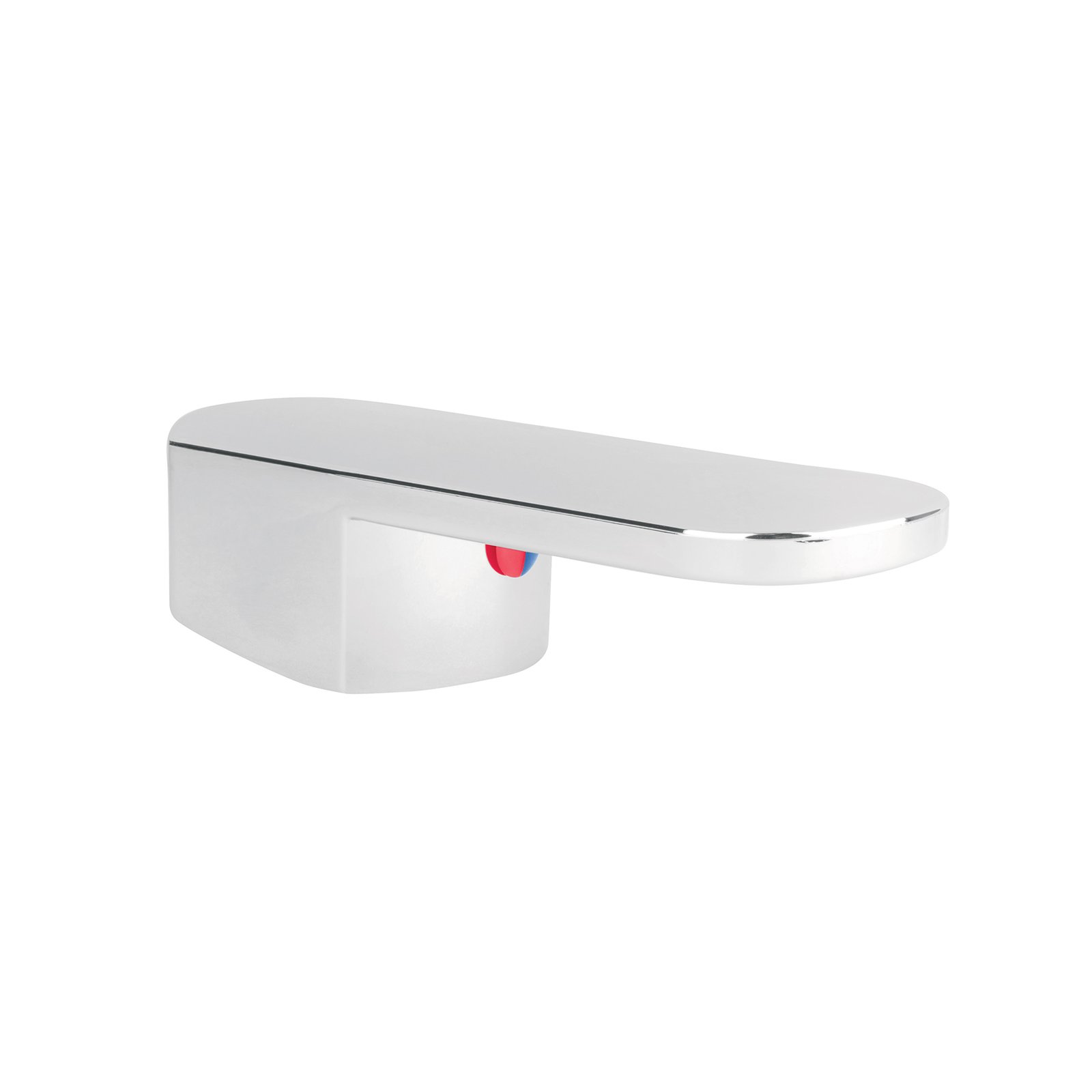 Maneral plano para monomando de lavabo, cromo, BASIC