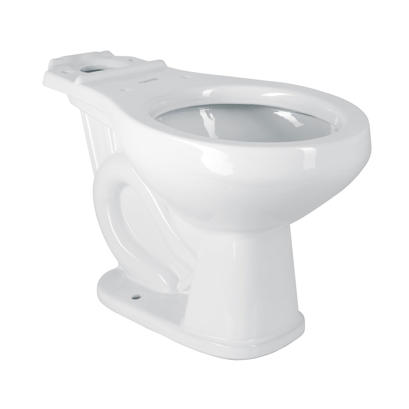 Taza redonda de porcelana, blanco, FOSET
