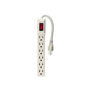 Multicontacto 16 AWG doméstico 6 entradas, VOLTECK