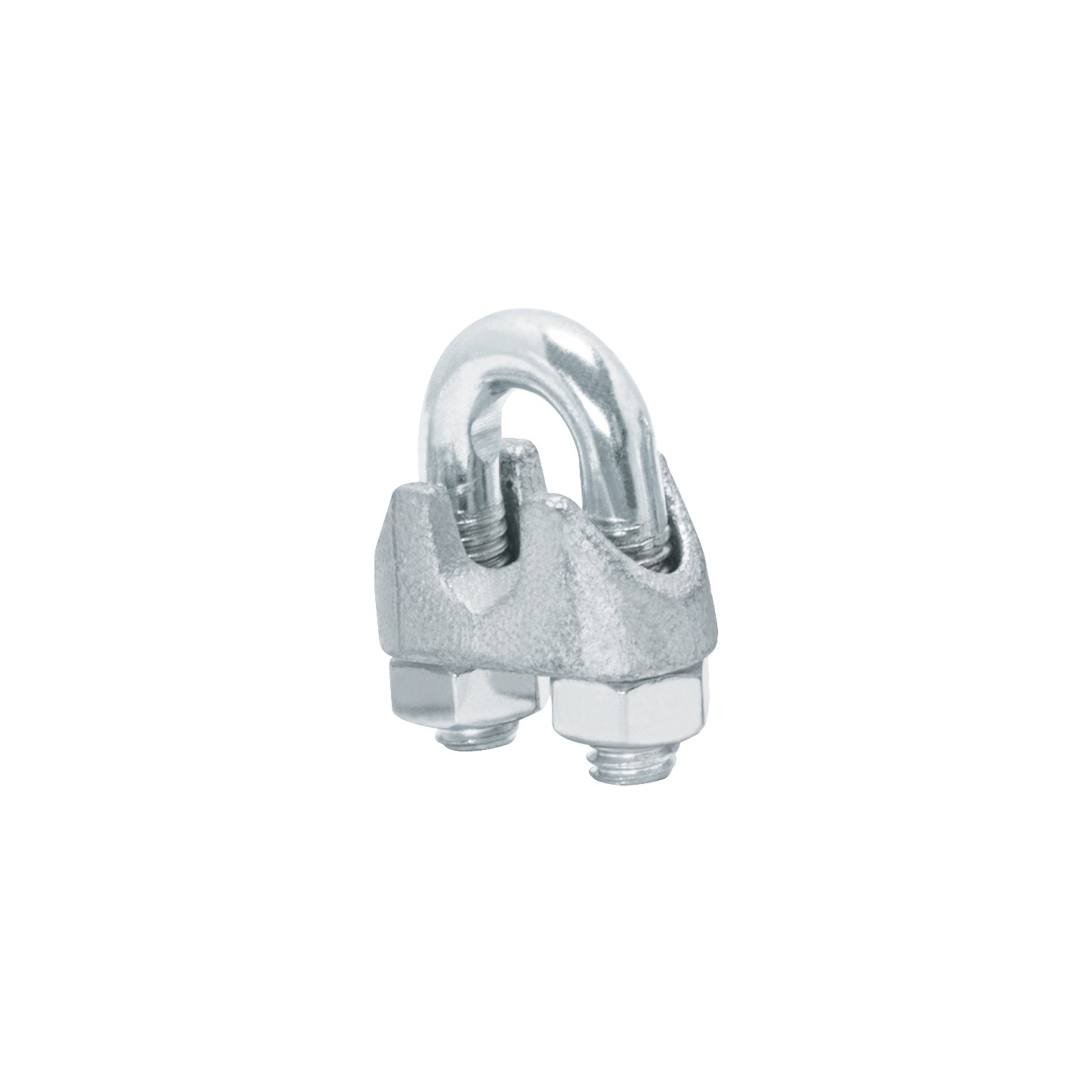 Bolsa c/40 nudos (perros) de hierro p/cable de 1/4', FIERO