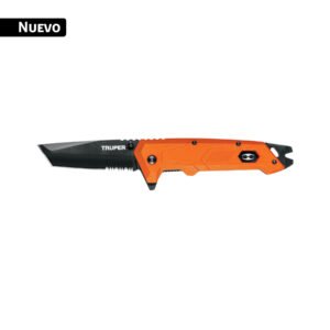 Navaja abatible 3-1/2', hoja tanto, mango fibra de vidrio