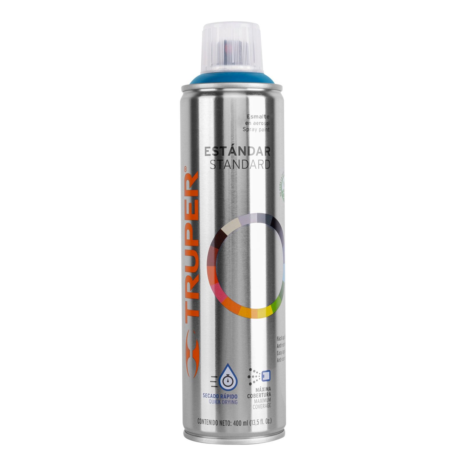 Pintura aerosol azul holandés, bote esbelto 400 ml, TRUPER