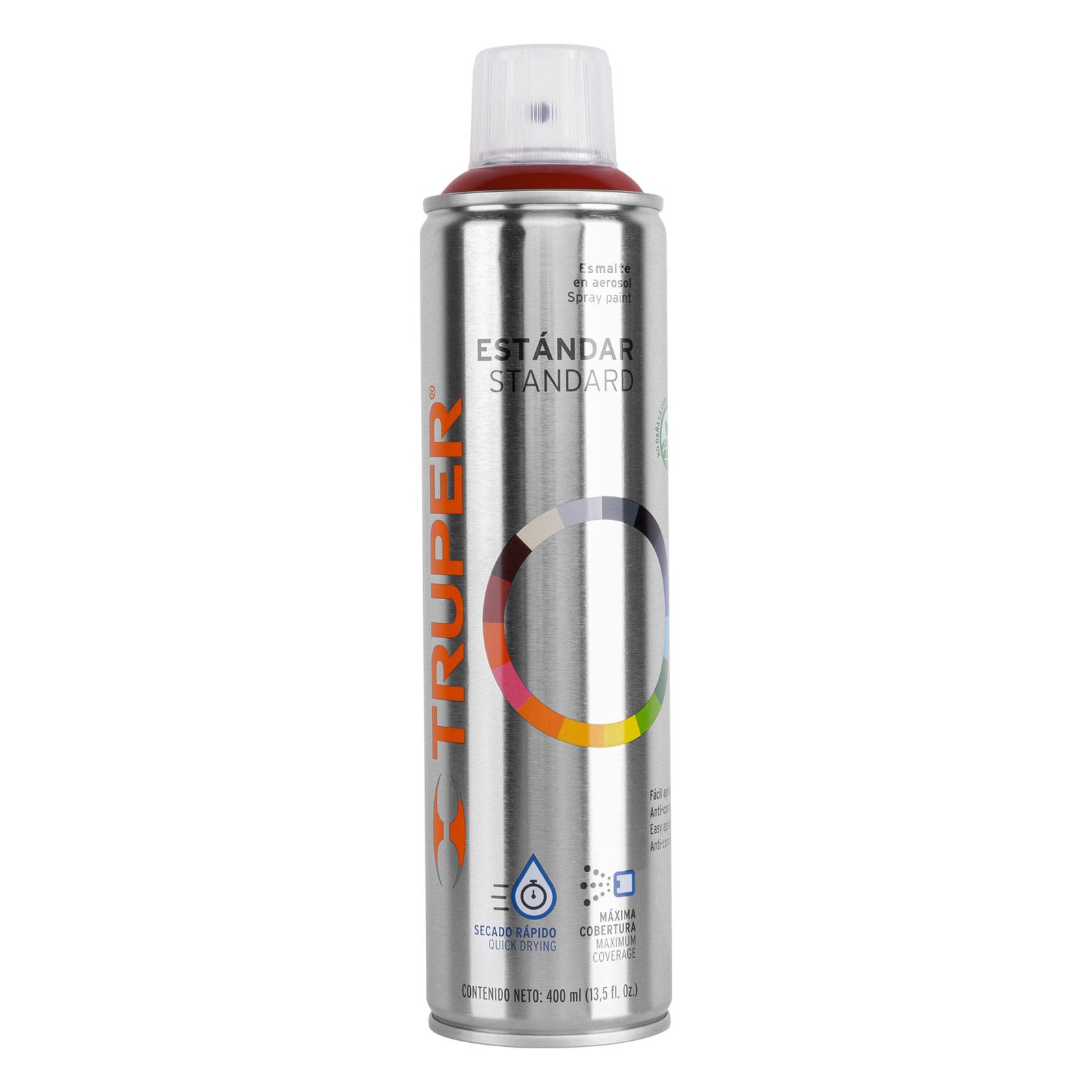 Pintura aerosol guinda, bote esbelto 400 ml, TRUPER