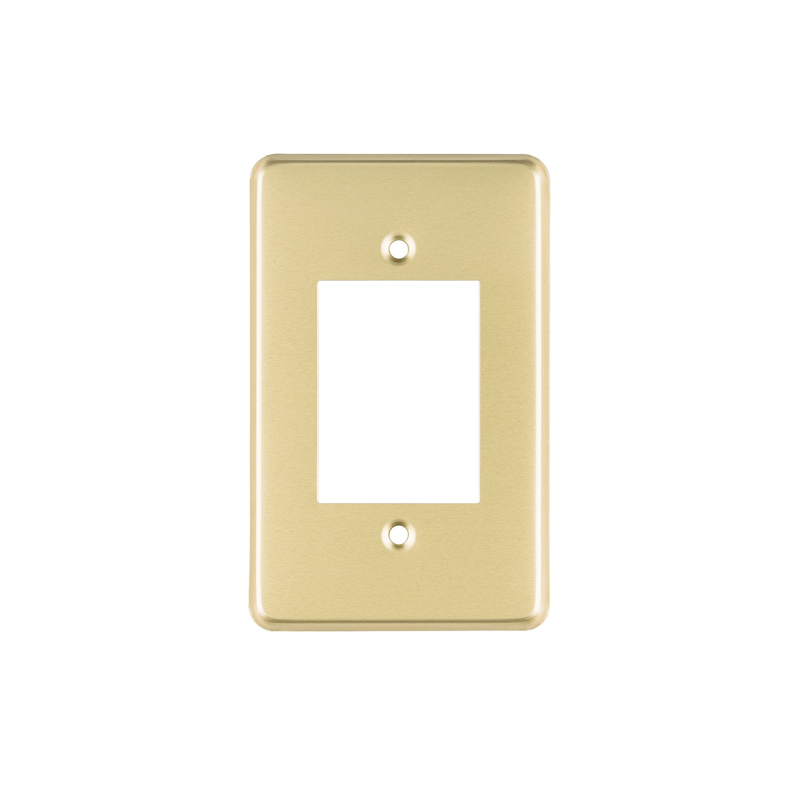 Placa 3 módulos, de aluminio, línea Económica, VOLTECK