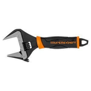 Llave ajustable (perico) 6' boca ancha Comfort Grip, EXPERT