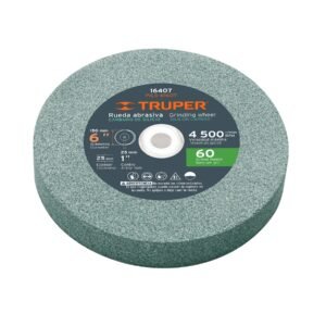 Rueda abrasiva p/esmeril 6'x25mm, carburo silicio, grano 60