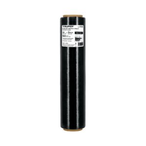Rollo de 244m película plástica negra playo, 18', cal 50