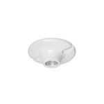 Portalámpara de porcelana, 4-1/2', redonda, a granel VOLTECK