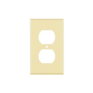 Placa de ABS dúplex, Standard, marfil, VOLTECK