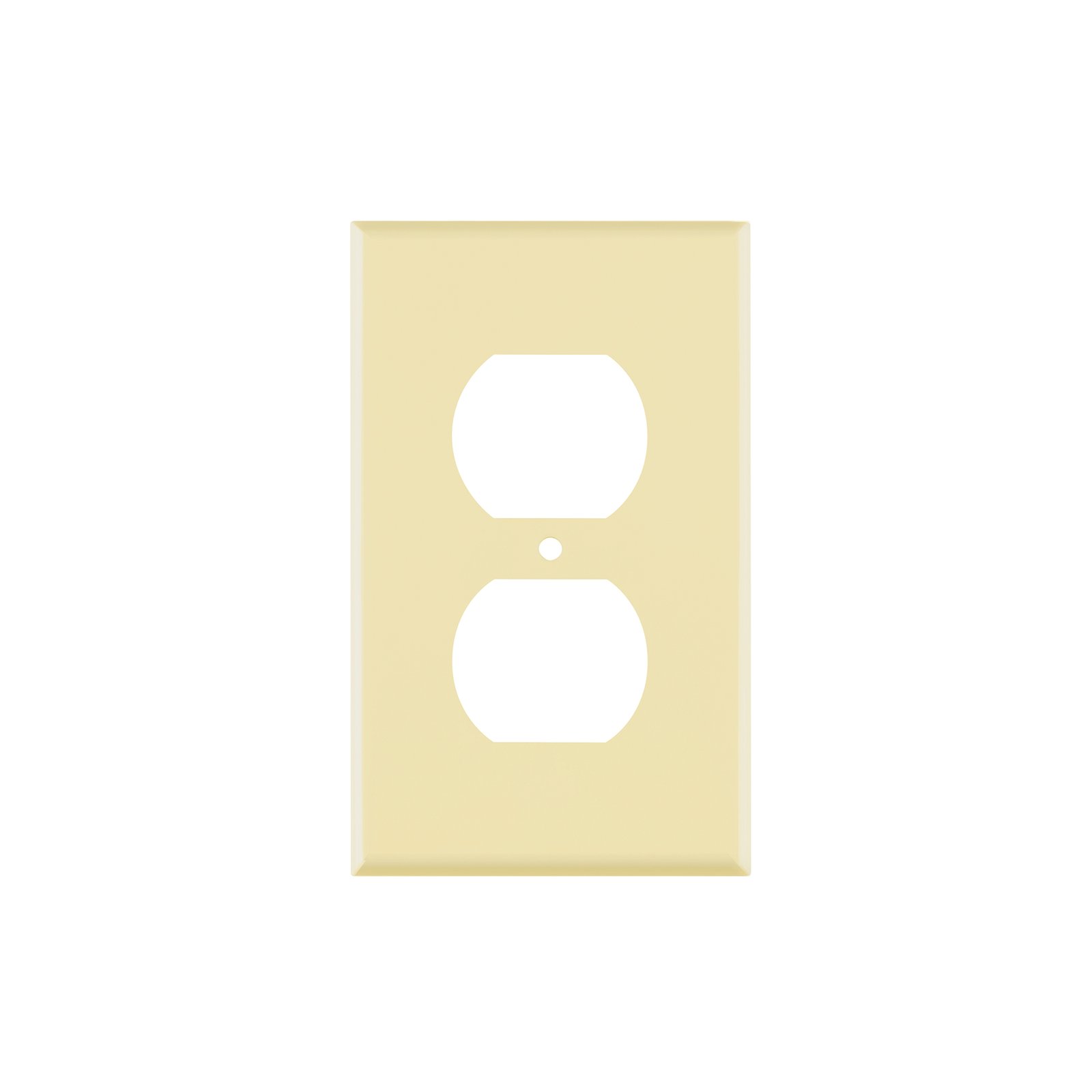 Placa de ABS dúplex, Standard, marfil, VOLTECK