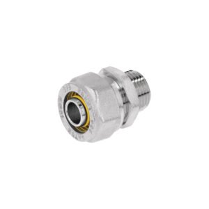 Conector para PEALPE, 3/8x3/8', con rosca macho, FOSET