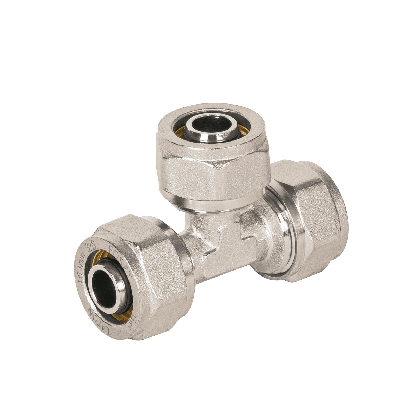 Tee para PEALPE, 3/8', FOSET