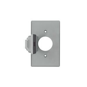Placa contacto redondo, policarbonato,p/intemperie, Standard