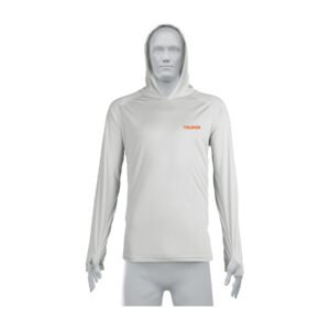 Playera protección solar, manga larga, con gorro, hombre, G