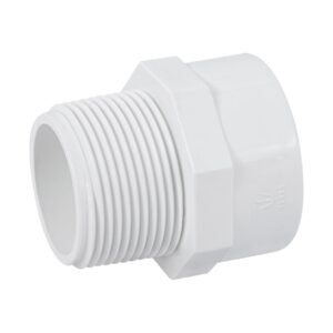 Adaptador macho de PVC de 1-1/4', FOSET