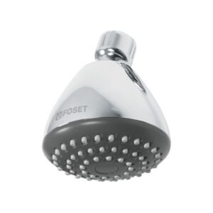 Regadera redonda 3-1/4', ABS, sin brazo, cromo, AERO