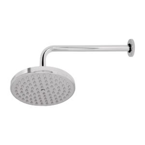 Regadera cromo 8' plato redondo, con brazo, FOSET ELEMENT