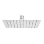 Regadera plato cuadrado 8' sin brazo, cromo, FOSET RIVIERA