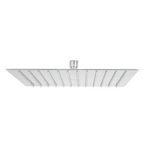 Regadera plato cuadrado 12' sin brazo, cromo, FOSET RIVIERA