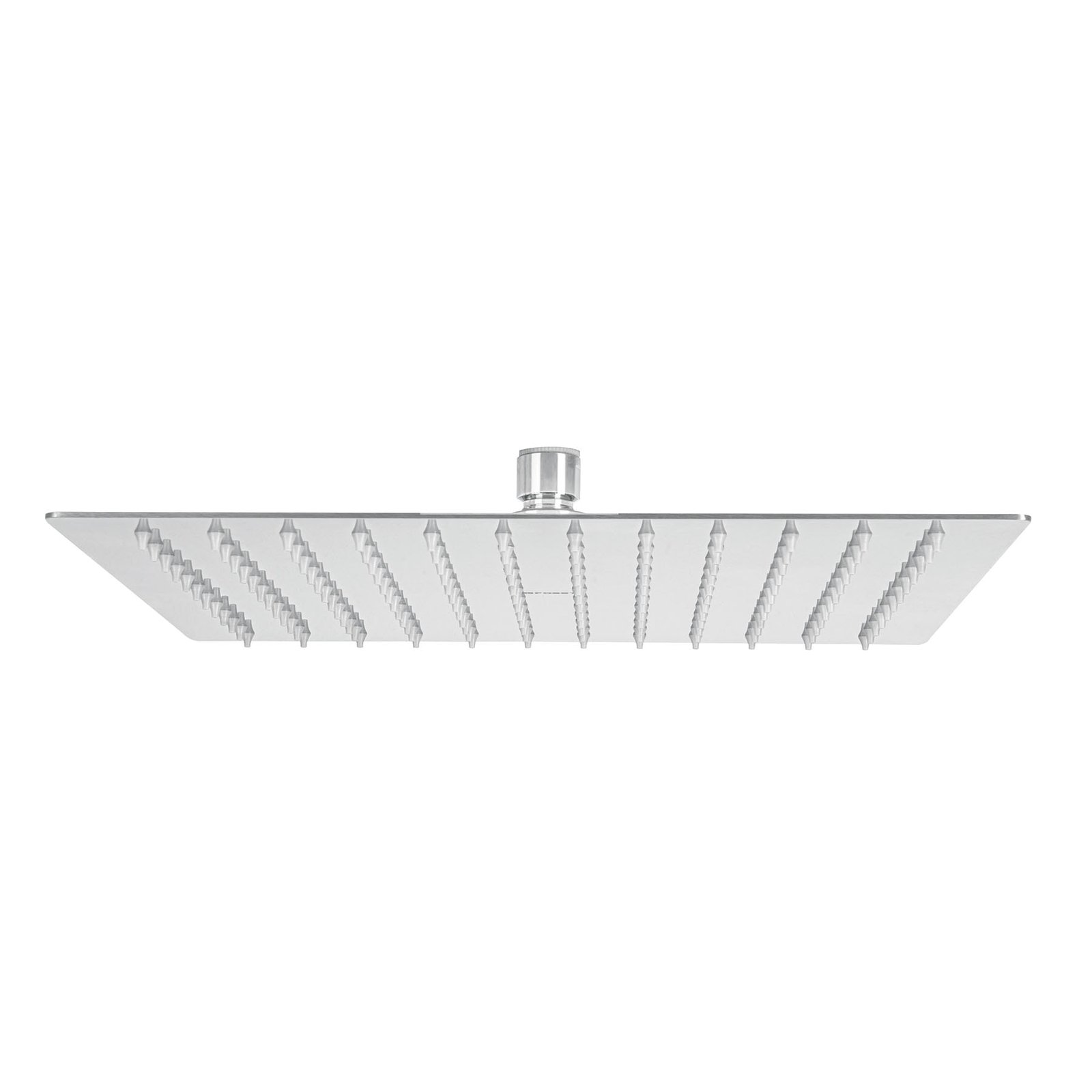 Regadera plato cuadrado 12' sin brazo, cromo, FOSET RIVIERA