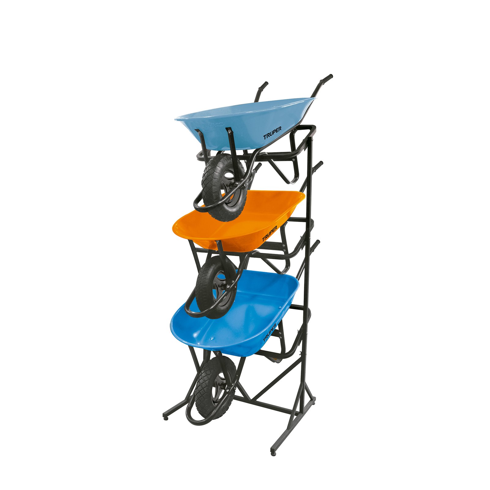 Rack para 3 carretillas estibadas, TRUPER