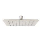 Regadera cuadrada 8', acero inox, sin brazo, satín, TÚBIG