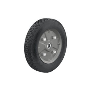Rueda de hule sólido imponchable 10', doble balero, PRETUL