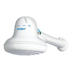 Regadera eléctrica, 4 temperaturas, 16.5cm, blanca, FOSET