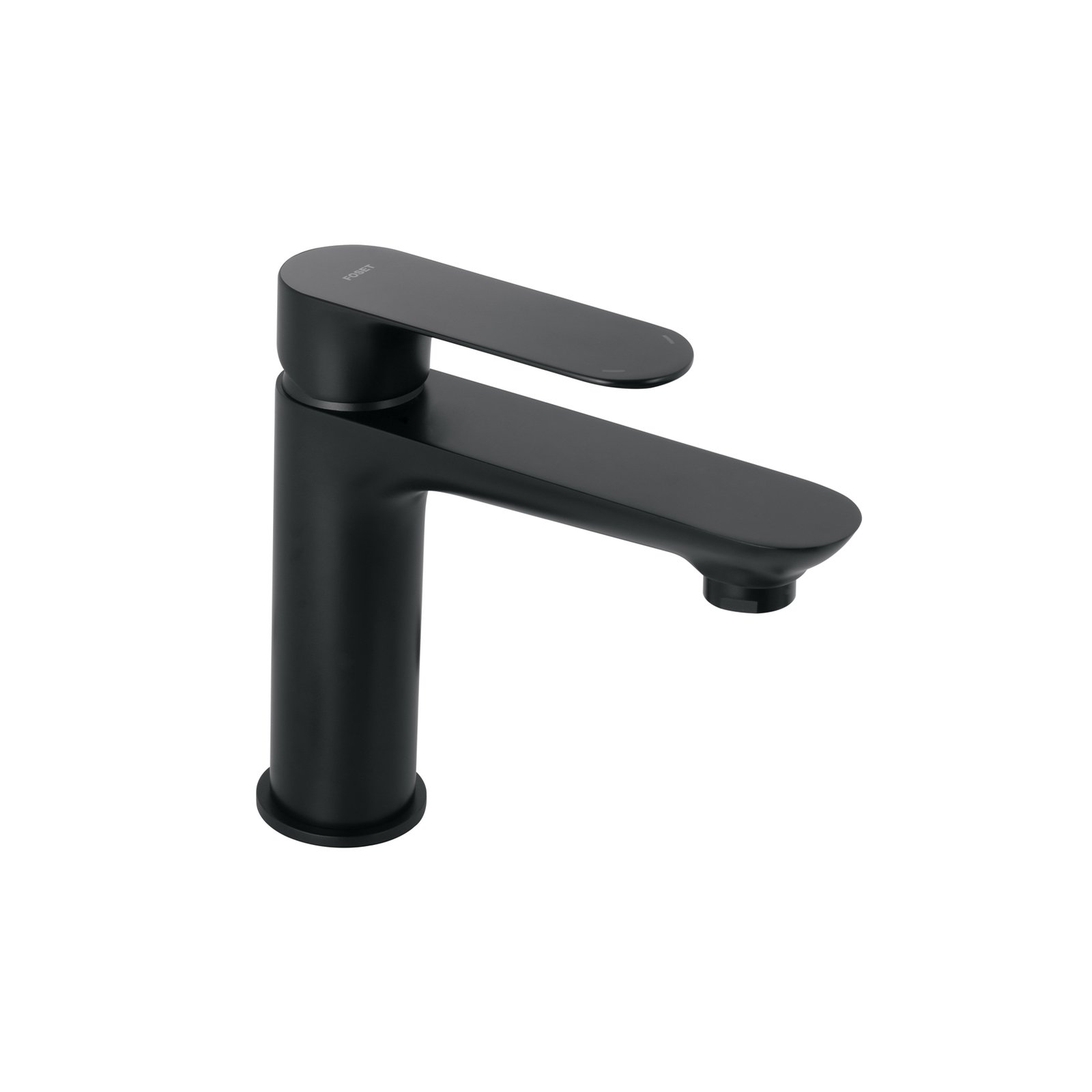 Monomando corto para lavabo, negro, FOSET RIVIERA