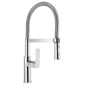 Monomando nariz flexible para fregadero, cromo,FOSET RIVIERA