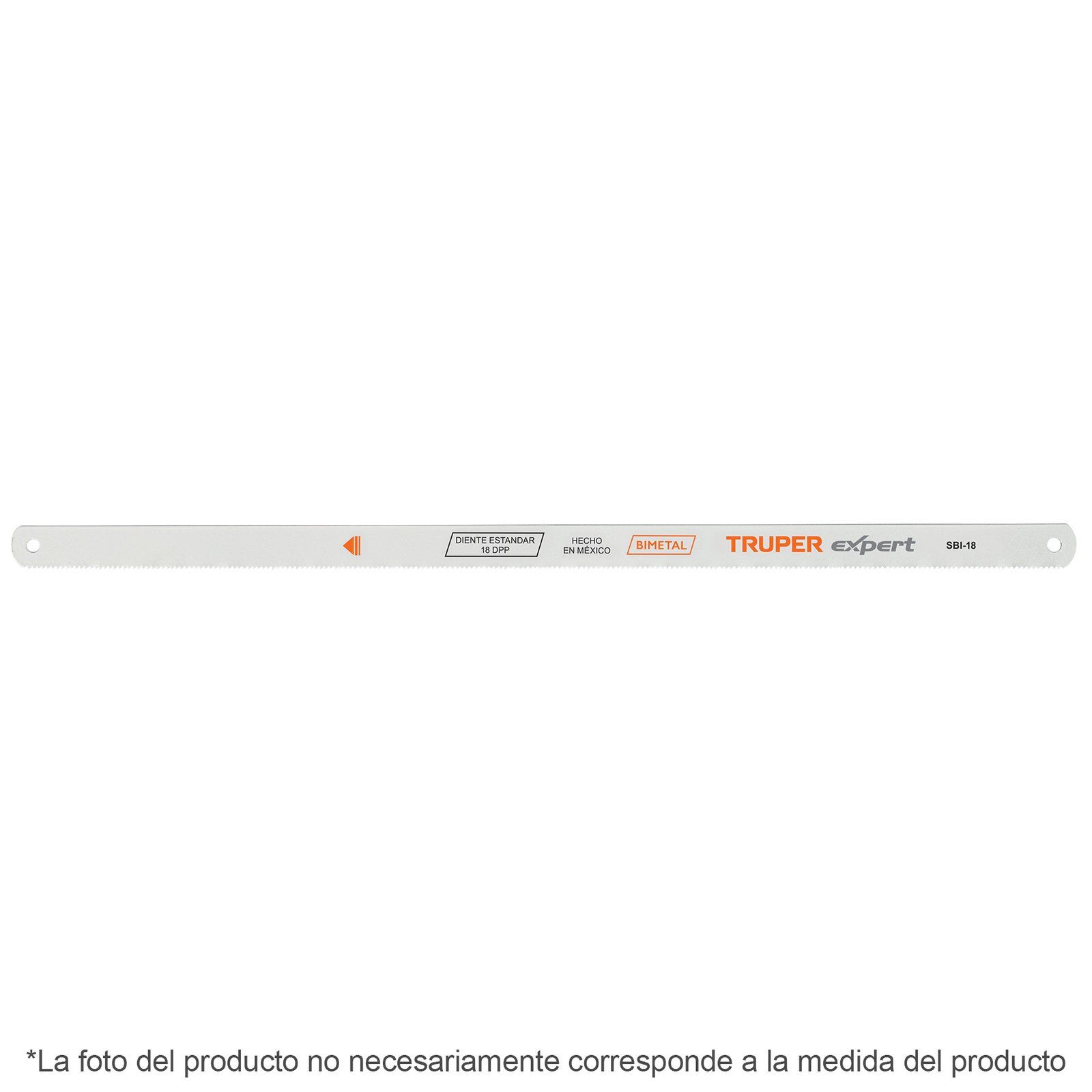 SBI-18-2.jpg Blíster con 2 seguetas bimetálicas de 18 DPP, TRUPER EXPERT - Image 1