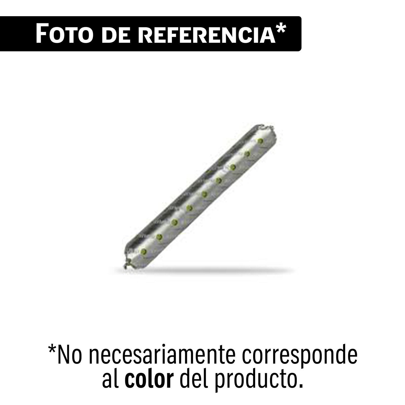 Sellador de poliuretano tipo salchicha gris 600 ml, TRUPER