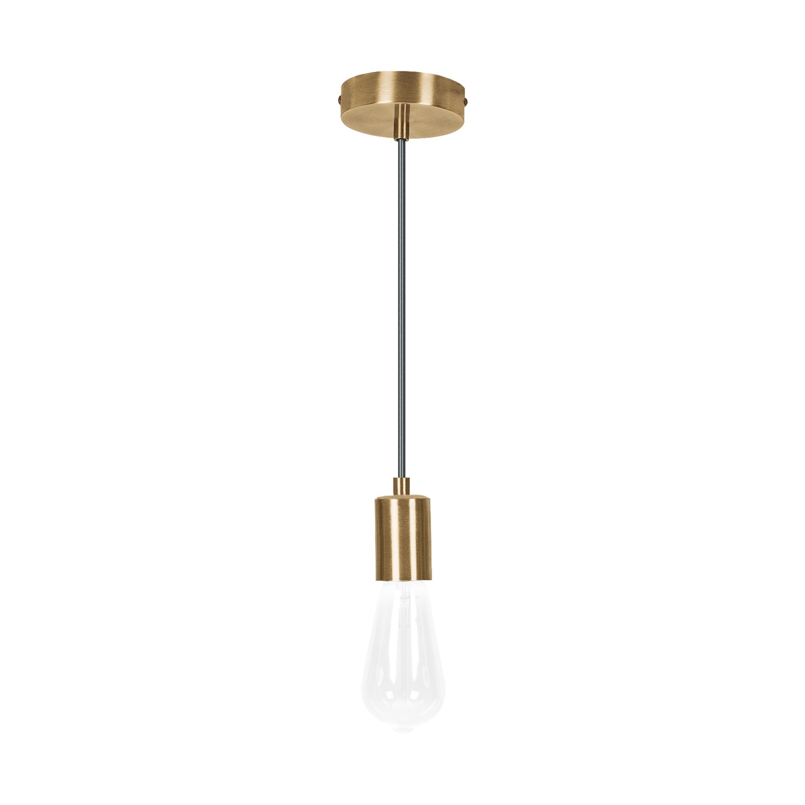 Socket colgante metálico, hierro antiguo, VOLTECK